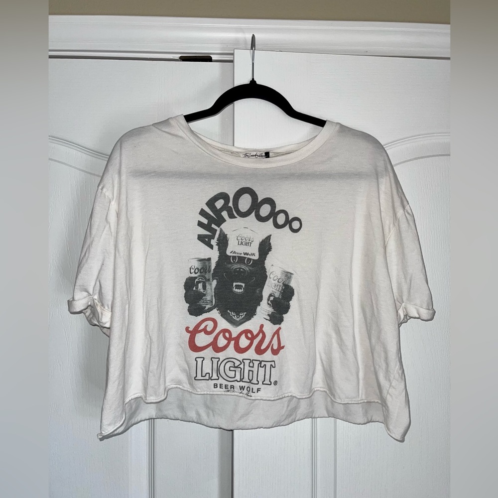 The laundry room x Coors collection crop top